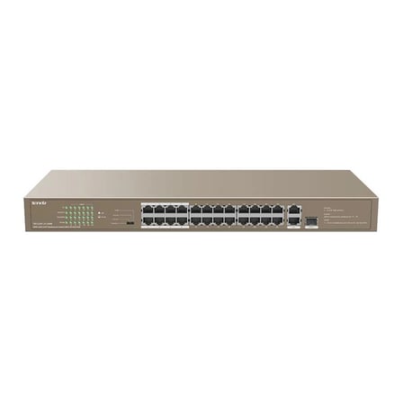 Tenda TEF1126P-24-250W 24 Port Poe+ 10-100 Switch Çelik Kasa Rack Mount (KDO)