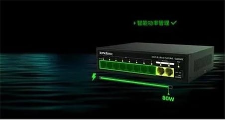 Tenda S110GPC 10 Port 8 Port Poe+ 10-100 Mbps + 2 Port 10-100-1000 Uplink Switch Çelik Kasa (KDO)