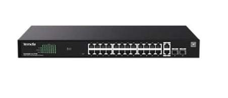 Tenda TEG2228P-24-410W 24 Port 10-100-1000 + 2 Port SFP + 2 Port Uplink Cloud Yönetilebilir (KDO)
