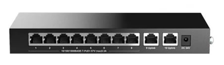 H3C Magic BS210T-HP 8 Port Poe+ 2 Port Uplink 10-100-1000 Mbps 110W Metal Kasa Swich (KDO)