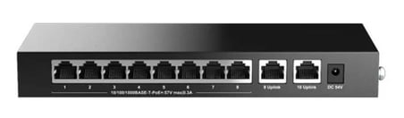 H3C Magic BS210T-HP 8 Port Poe+ 2 Port Uplink 10-100-1000 Mbps 110W Metal Kasa Swich (KDO)