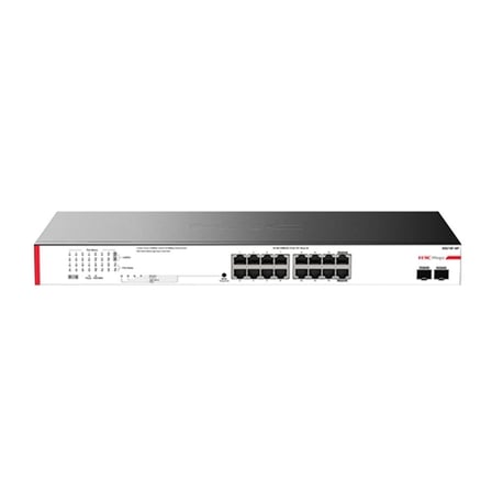 H3C Magic BS218F-HP 16 Port Poe+ 10-100-1000 Mbps 2 SFP 225W Metal Kasa Swich (KDO)