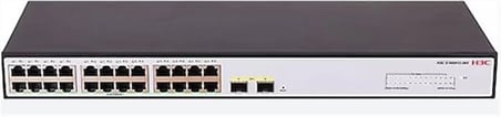 H3C S1600V2-26P-HPWR 24 PORT 10-100-1000 370W POE +2SFP YONETILEBILIR SWITCH (KDO)