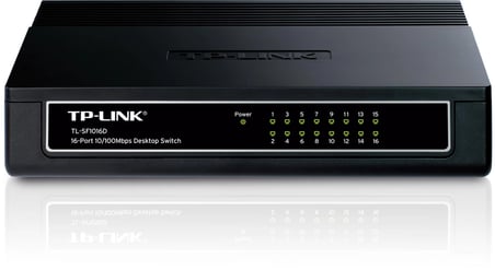 Tp-Link TL-SF1016D 16 Port 10-100 Mbps Switch Plastik Kasa (KDO)