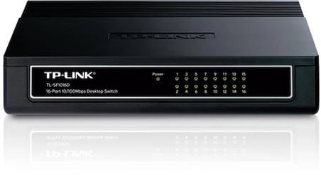 Tp-Link TL-SF1016D 16 Port 10-100 Mbps Switch Plastik Kasa (KDO)