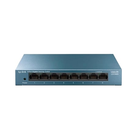 Tp-Link LS108G 8 Port 10-100-1000 Mbps Switch Metal Kasa (KDO)