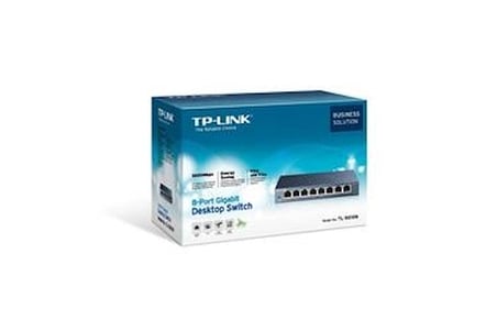 Tp-Link TL-SG108 8 Port 10-100-1000 Mbps Switch Çelik Kasa (KDO)