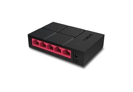 Tp-Link Mercusys MS105G 5 Port 10-100-1000 Mbps Switch Plastik Kasa (KDO)