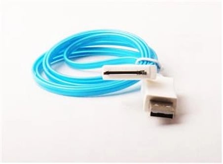 Vcom CU272FS Iphone 4 1mt Ledli Kablo Mavi (KDO)