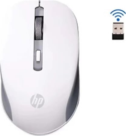 Hp S1000 Plus 1600DPI 2.4GHz WireLess Beyaz Kablosuz Mouse (Pil İçinde) (KDO)