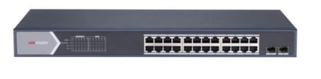 Hikvision DS-3E1526P-SI 26 Port Gbit 24 Port Poe 370W 1xGbit+1xSFP Uplink Yönetilebilir Switch (KDO)