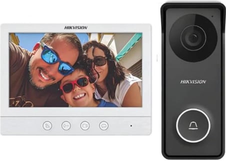 Hikvision DS-KIS213 7" 4 Tellli Analog Vİdeo İnterkom Kit (KDO)
