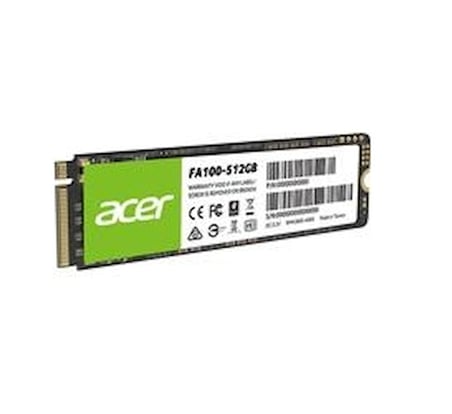 Acer 512GB FA100 3200-2200MB-s PCIe Gen3 x 4 M.2 SSD Disk (KDO)