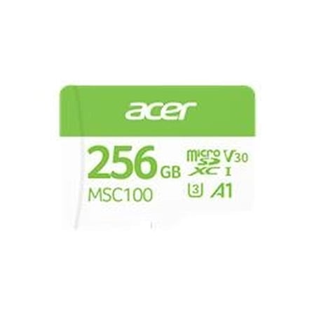 Acer MSC100 256GB microSD U3 V30 A1 Aksiyon Kamera & Güvenlik Kamerası Uyumlu (KDO)