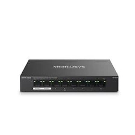 Tp-Link Mercusys MS108GP 7 Port 10-100-1000 Mbps Poe+ Switch Metal Kasa (KDO)