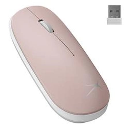 Altec Lansing ALBM7305 Pembe 2.4GHz USB 1600DPI Alkalin Pilli Kablosuz Mouse (KDO)
