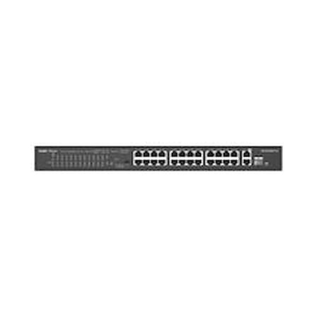 Ruijie-Reyee RG-ES126S-LP 24 Port Poe+ 10-100 Mbps + 2 Port 10-100-1000 Mbps Uplink Switch (KDO)
