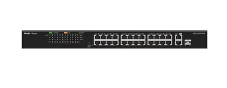 Ruijie-Reyee RG-ES126S-P 26 Port 10-100 Mbps 1 Port Uplink + 1 Port 10-100-1000 Mbps Poe 370W Switch (KDO)