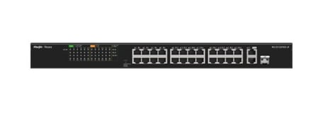Ruijie-Reyee RG-ES126FGS-LP 24 Port Poe+ 10-100 Mbps + 2 Port 10-100-1000 Mbps Uplink + 1 Port SFP (KDO)