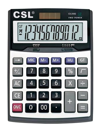 CSL CS-2592 12 Hane Masa Tipi Hesap Makinesi (KDO)