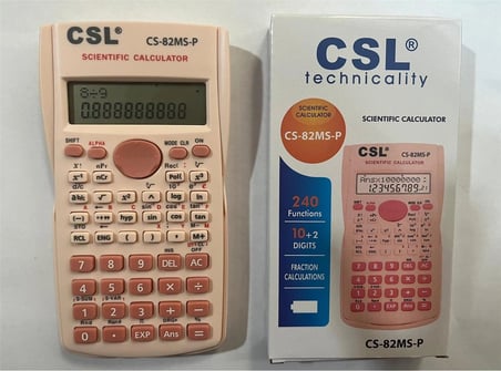 CSL CS-82MS-P Pembe Fonksiyonel Hesap Makinesi (KDO)
