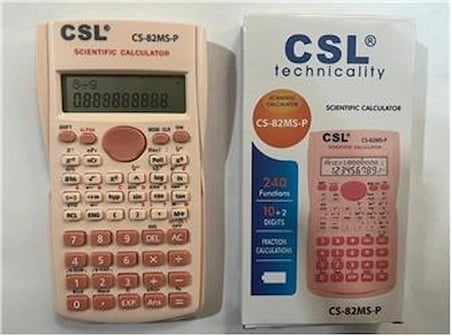 CSL CS-82MS-P Pembe Fonksiyonel Hesap Makinesi (KDO)