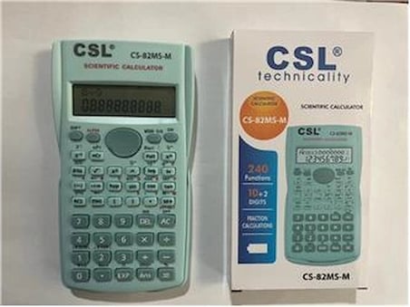 CSL CS-82MS-M Mavi Fonksiyonel Hesap Makinesi (KDO)
