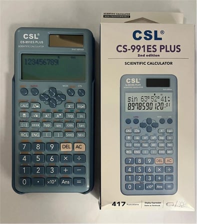 CSL CS-991ES PLUS-BLUE Mavi Fonksiyonel Hesap Makinesi (KDO)