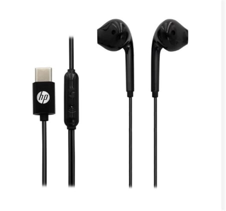 Hp DHH-3113C-BK Kablolu Kulakiçi Type-C Ses Kontrol Butonlu Mikrofonlu Kulaklık (KDO)