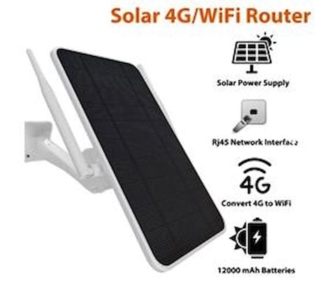 Apronx APX-SR406 Wireless 4G Solar Modem 6w (8 Kullanıcı) 12000mAh (KDO)