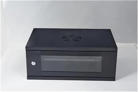 Racksan SE-6407S 7U Duvar Tipi Kabinet (350-530-400) Raf+Fan+Priz (KDO)