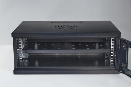 Racksan SE-6407S 7U Duvar Tipi Kabinet (350-530-400) Raf+Fan+Priz (KDO)