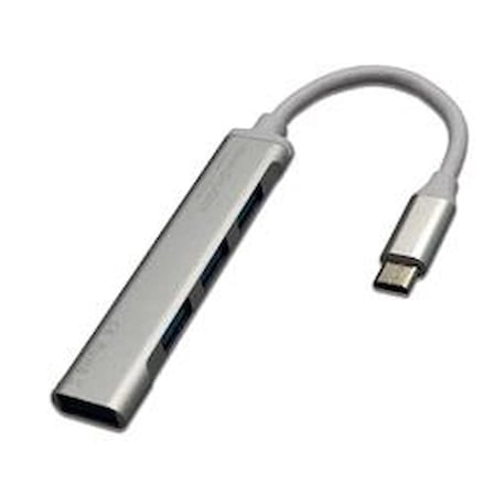 Dexim DHU0003-Dexim Elite USB-Typ-c to 4 Port USB-A Hub (KDO)