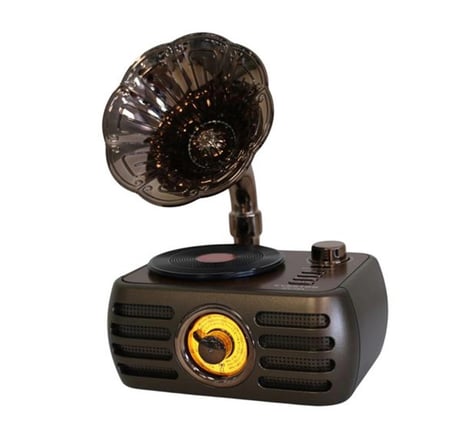 Everton Rt-704 Gramafonlu Bluetooth Fm-Usb-Tf-Aux  Şarjlı Nostaljik Radyo (KDO)