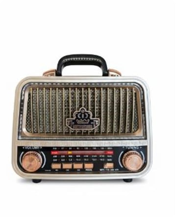 Everton Rt-770  Şarjlı Led Işıklı  Nostaljik Radyo(Bluetooth Fm-Usb-Tf-Aux) (KDO)