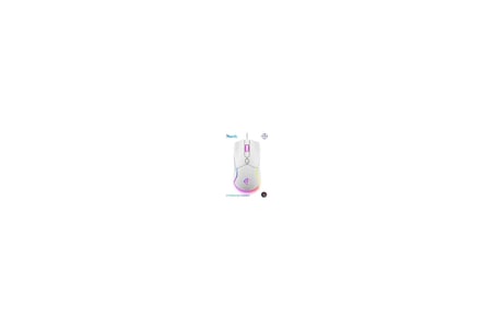 North Air White RGB Kablolu Profesyonel Oyuncu Mouse (KDO)