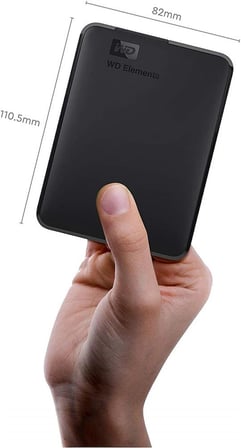 Wd 5TB Elements Portable External Hard Drive, USB 3.0 - WDBU6Y0050BBK-WESN Harici Harddisk (KDO)