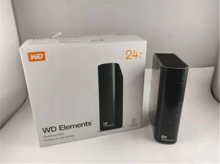 Wd 24TB Elements 3.5" WDBWLG0240HBK-EESN Siyah Harici Disk (KDO)