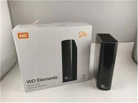 Wd 24TB Elements 3.5" WDBWLG0240HBK-EESN Siyah Harici Disk (KDO)