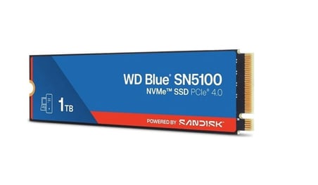 Wd 1TB Blue SN5100 Pcı-4.0 7100MB-S 6700MB-S WDS100T5B0E M2 SSDDisk (KDO)