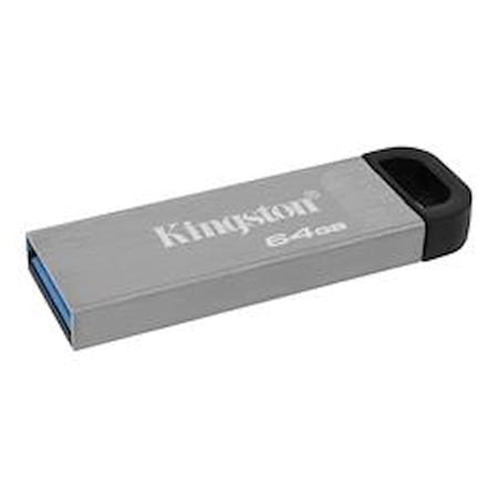 Kingston DTKN-64GB 64GB DataTraveler Kyson 200MB-s Metal USB 3.2 Gen 1 Flash Bellek (KDO)