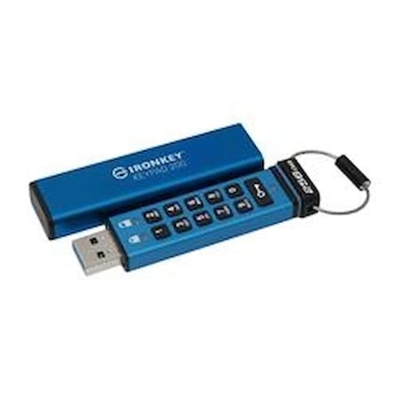 Kingston IKKP200-256GB 256GB IronKey Keypad 200, FIPS 140-3 Lvl 3 (Pending) Flash Bellek (KDO)