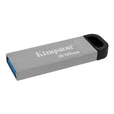 Kingston DTKN-512GB 512GB DataTraveler Kyson 200MB-s Metal USB 3.2 Gen 1 Flash Bellek (KDO)