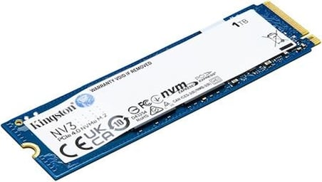 Kingston 1TB NV3 M.2 2280 NVMe PCIe 4.0 Gen 4x4 6000 MB-s-4000 MB-s SNV3S-1000G Ssd Disk (KDO)
