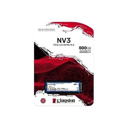 Kingston 500GB NV3 PCIe 4.0 NVMe M.2 2280 SSD Disk SNV3S-500G SSD Disk (KDO)