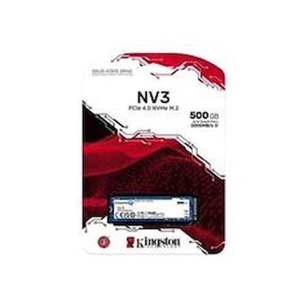 Kingston 500GB NV3 PCIe 4.0 NVMe M.2 2280 SSD Disk SNV3S-500G SSD Disk (KDO)