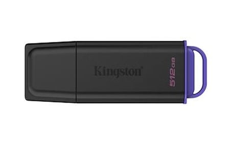 Kingston DTXG2-512GB 512GB Portable USB 3.2 Gen 1 DataTraveler Exodia Black-Purple Flash Bellek (KDO)