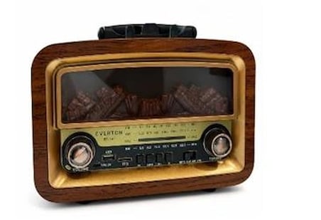 Everton Rt-741 Bluetooth -Fm-Am-Sw-Usb-Tf Card-Aux Nostaljik Radyo (Alev ışık Görselli ) (KDO)