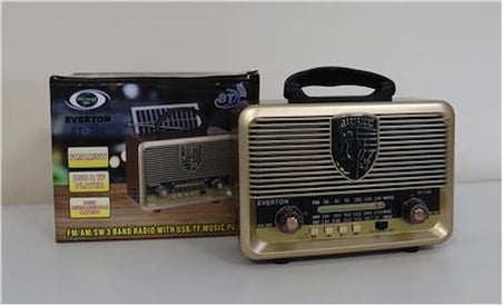 Everton RT-720 Bluetooth-USB-SD-FM Nostaljik Radyo (KDO)