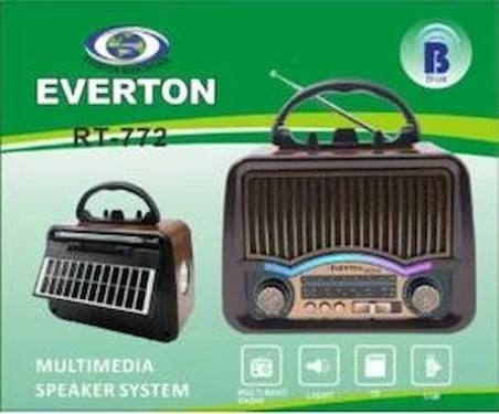 Everton RT-772  Bluetooth Usb-Micro Sd Nostaljik Radyo (KDO)